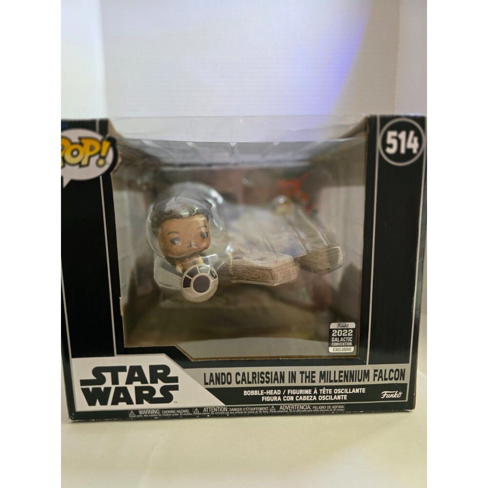 Funko Pop! Lando Calrissian in The Millennium Falcon #514 Star Wars- NIB - JUMBO